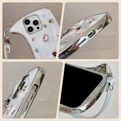iPhone-cover med justerbar håndrem