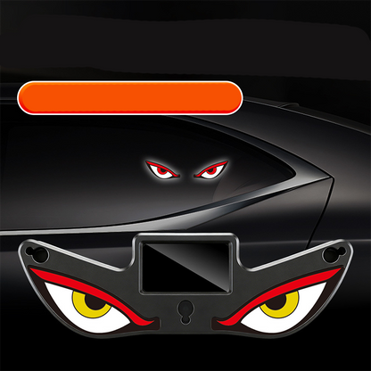 Solcelledrevet LED-belysning til bilrude ”Devil Eyes”