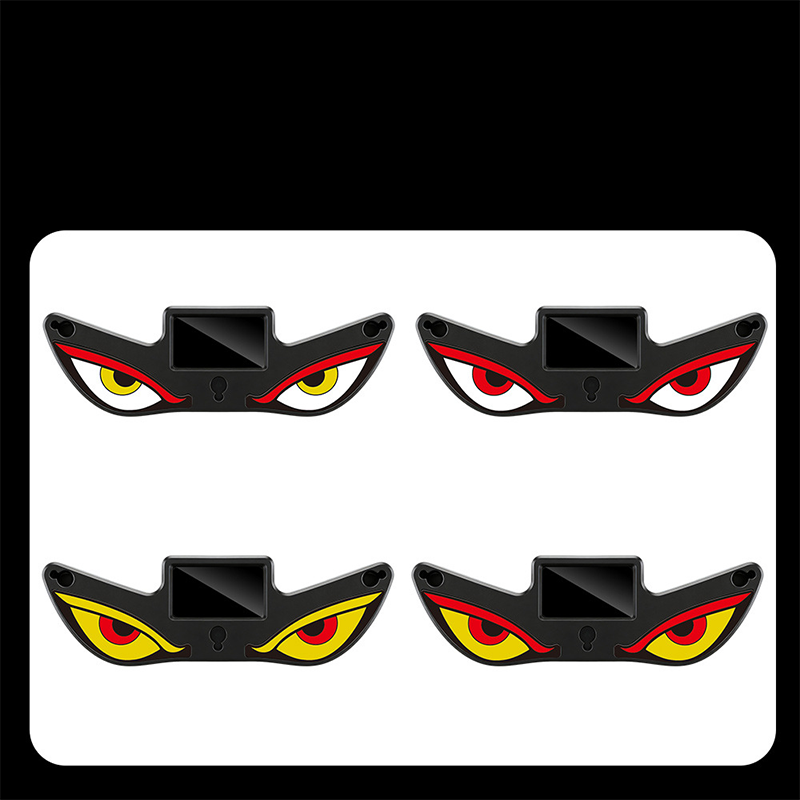 Solcelledrevet LED-belysning til bilrude ”Devil Eyes”