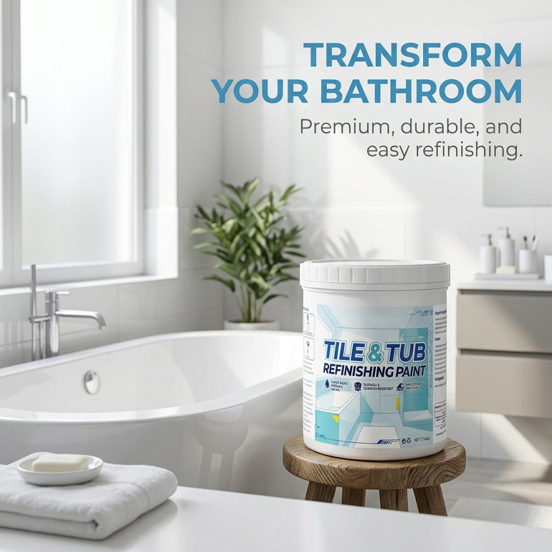 Førsteklasses malingssæt til renovering af fliser og badekar🛁