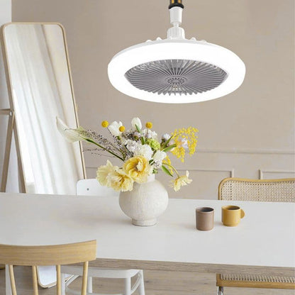 LED-loftventilator med fjernbetjening – lydsvag, 3 lysindstillinger, energibesparende 🌀