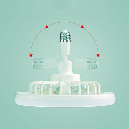 LED-loftventilator med fjernbetjening – lydsvag, 3 lysindstillinger, energibesparende 🌀