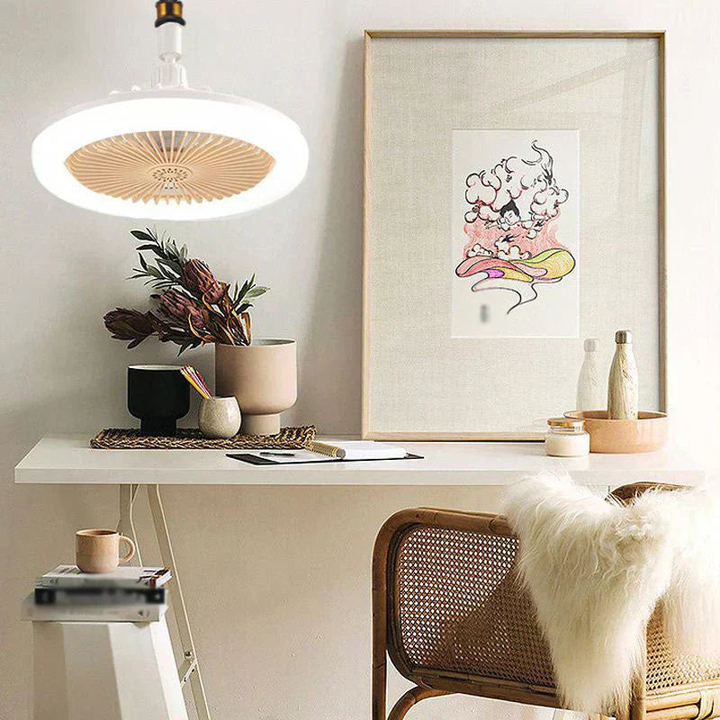 LED-loftventilator med fjernbetjening – lydsvag, 3 lysindstillinger, energibesparende 🌀