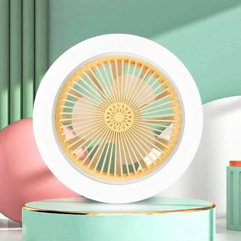 LED-loftventilator med fjernbetjening – lydsvag, 3 lysindstillinger, energibesparende 🌀