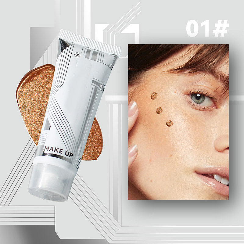 Naturlig og lys flydende bronzer
