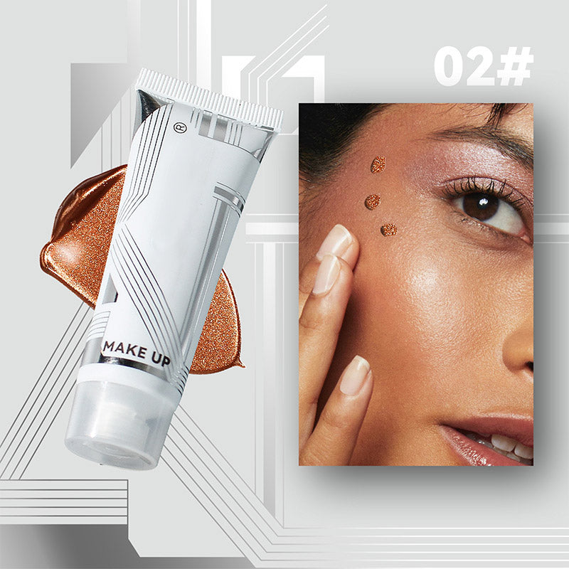 Naturlig og lys flydende bronzer