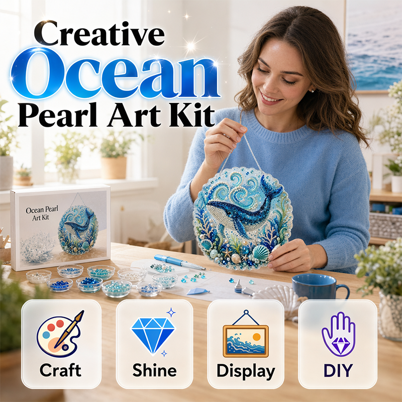 DIY Ocean Perlemaleri – Skab unik vægdekoration med smukt havtema