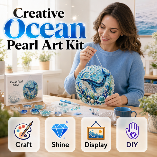 DIY Ocean Perlemaleri – Skab unik vægdekoration med smukt havtema