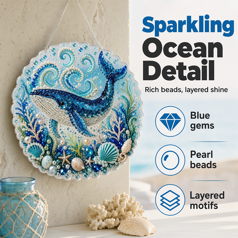 DIY Ocean Perlemaleri – Skab unik vægdekoration med smukt havtema