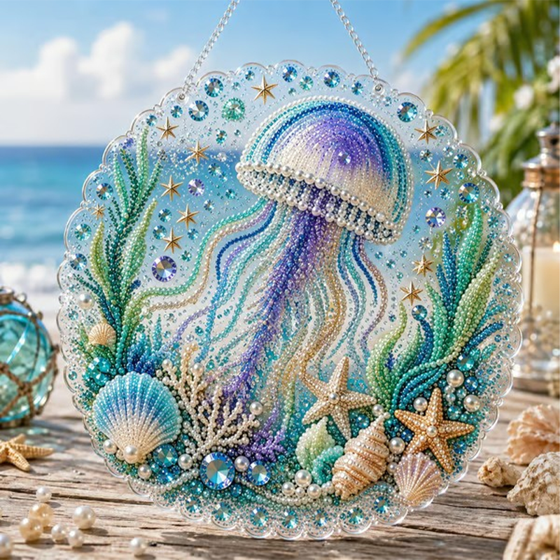 DIY Ocean Perlemaleri – Skab unik vægdekoration med smukt havtema