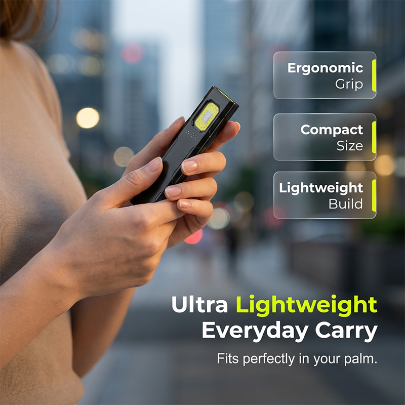 Roterbar magnetisk arbejdslampe – kraftig LED-belysning, 360° rotation, perfekt til mørke kroge