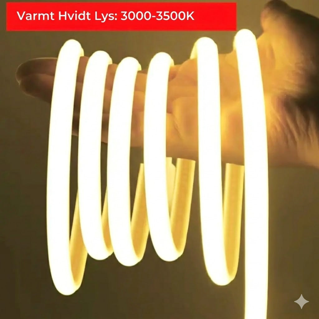 RGB LED-lysstrimmel – selvklæbende og kan klippes til – stemningsbelysning til stue og køkken