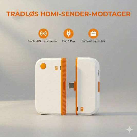 Trådløs HDMI-sender og -modtager
