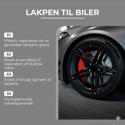 Reparationspen til ridser på bilfælge – 3 stk.