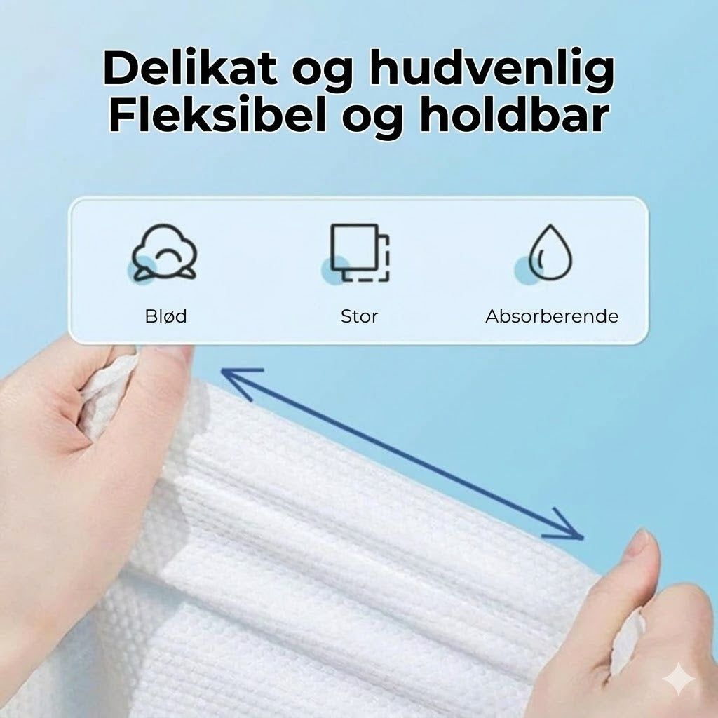 Komprimerede håndklæder i tabletform – bærbare rejsehåndklæder, perfekte til camping og udendørs aktiviteter