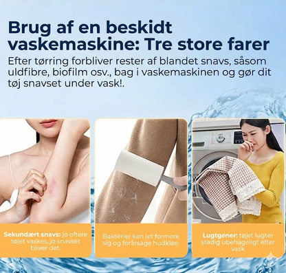 Rengøringstabletter til vaskemaskine – Fjerner kalk og lugt – Dybdegående rengøring – [12 stk.] – Universal