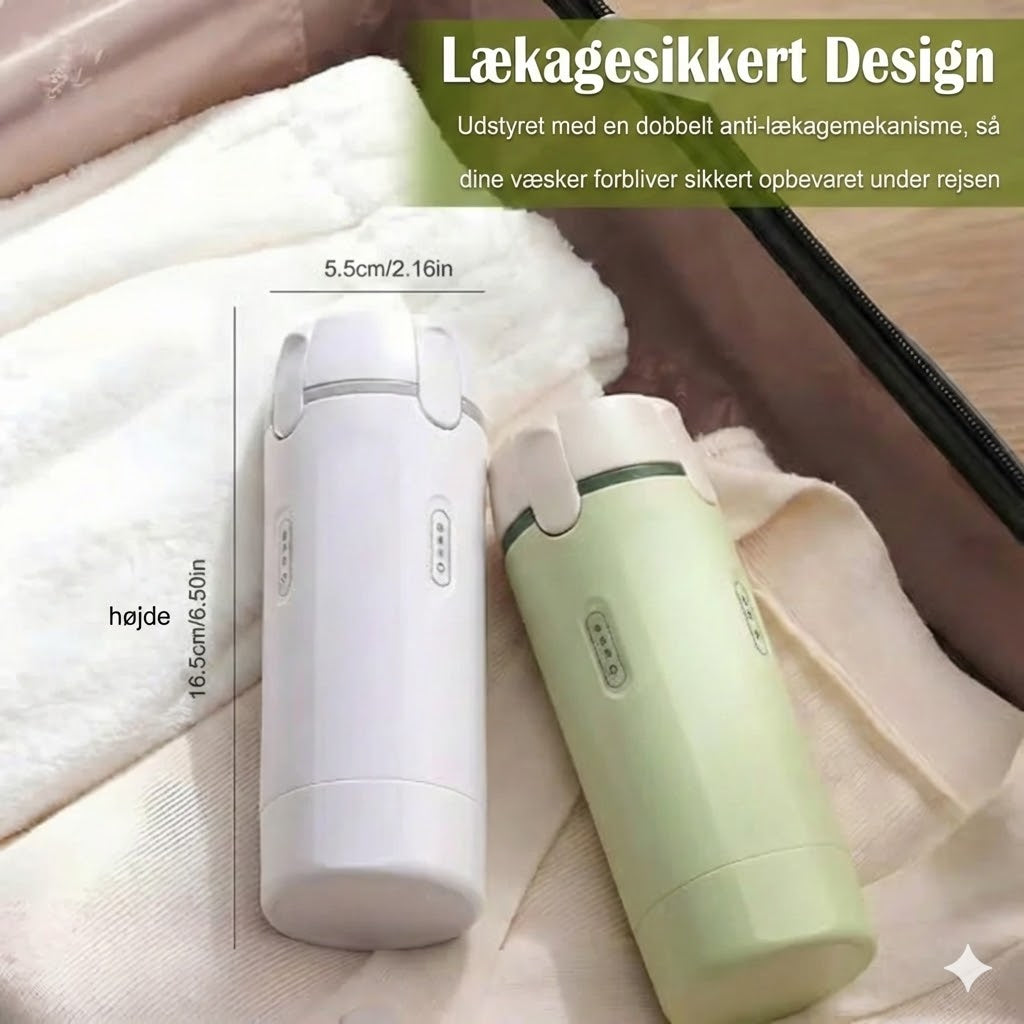 4-i-1 rejseflaskesæt – bærbare, lækagesikre silikoneflasker