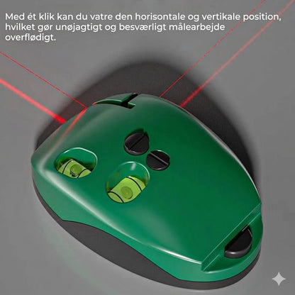 Kompakt selvnivellerende krydslaser