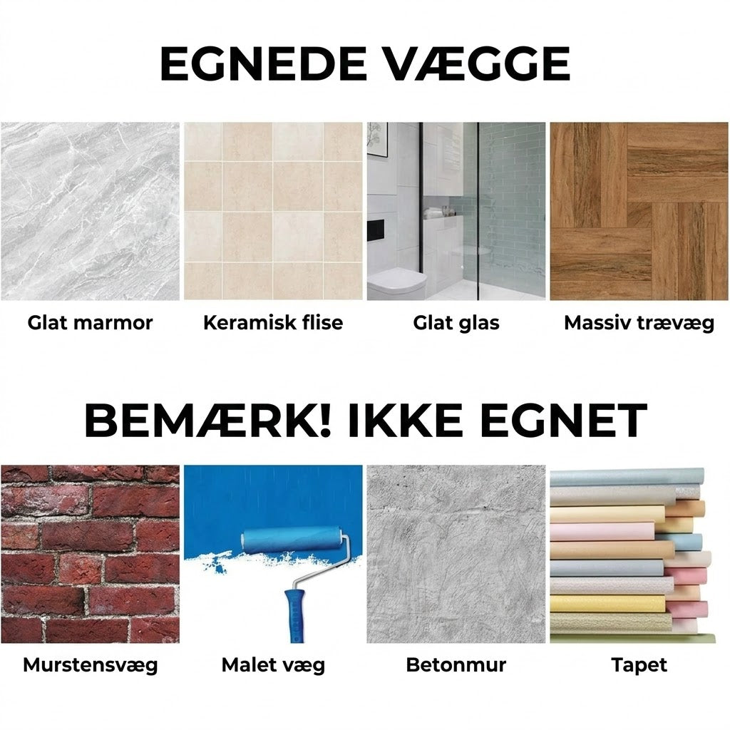 Moderne håndklædekrog til badeværelset – Drejelås-sugekopssystem – Aftagelig og genanvendelig – Uden skader