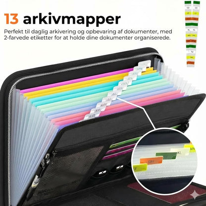 A4 brandsikker dokumentmappe (med håndtag)
