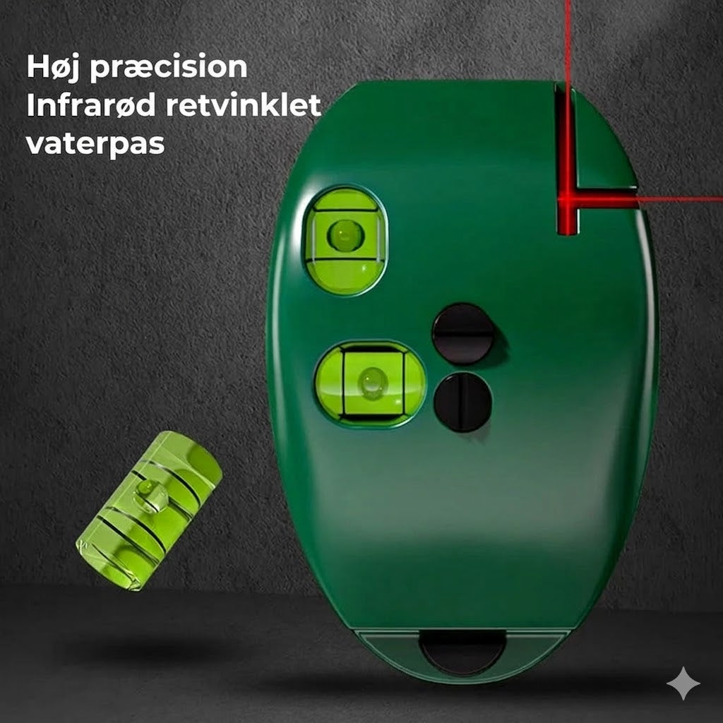 Kompakt selvnivellerende krydslaser
