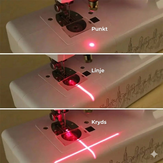 StitchLaser™ laserstyr til symaskine – til lige syning