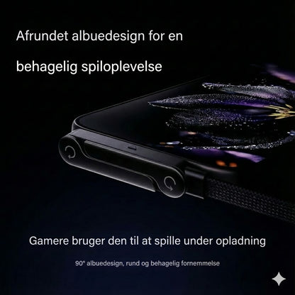 2-i-1 Type-C opladningskabel med skjult holder – 240W superhurtig opladning