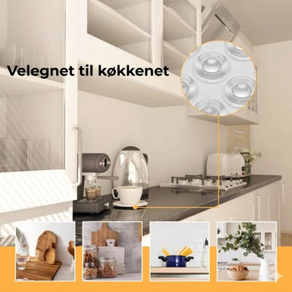 Gennemsigtige silikone møbelbeskyttere (24 stk.)