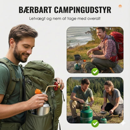Gasflaske-påfyldningsadapter (til camping)