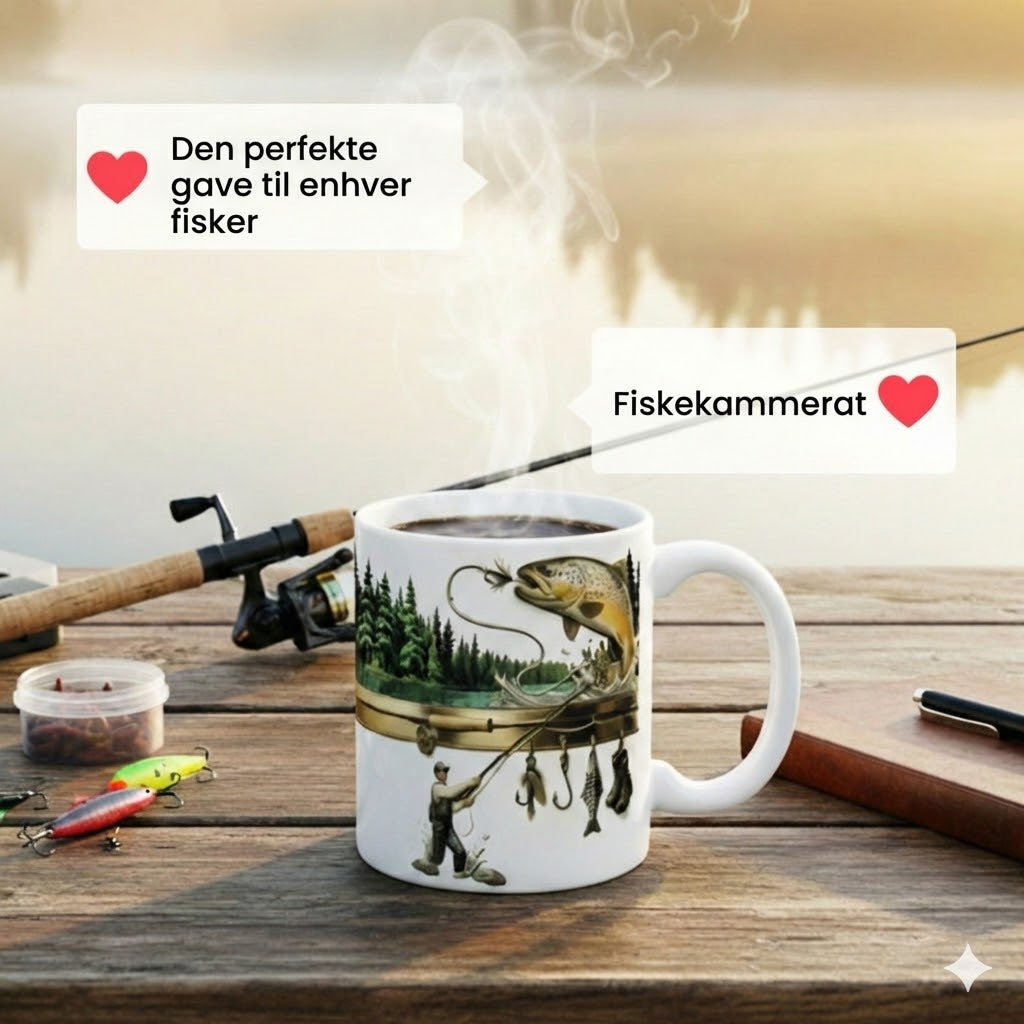 Fisker-kaffekrus – sjov gave
