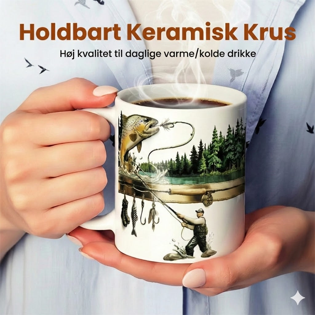 Fisker-kaffekrus – sjov gave