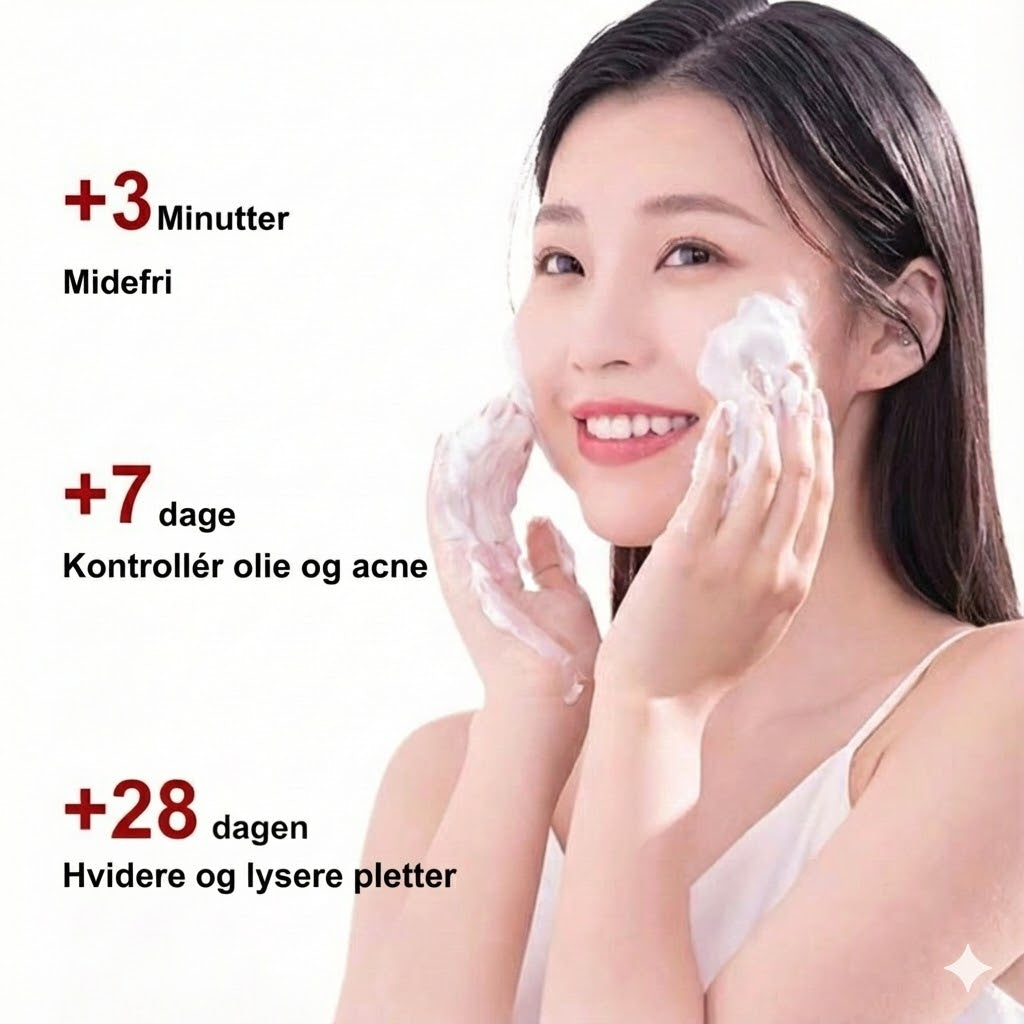 Niacinamid ansigtsrens (renser og lysner huden)