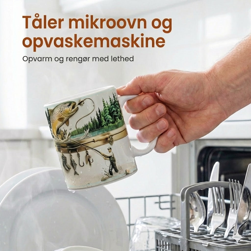 Fisker-kaffekrus – sjov gave