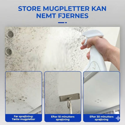 Kraftig skimmelfjerner-spray (øjeblikkeligt resultat)
