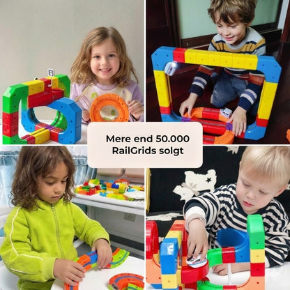 DIY puslespils-togbane – pædagogisk byggeklodssæt