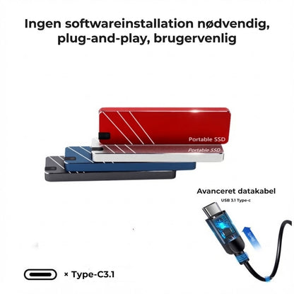 Højhastigheds eksternt solid-state-drev (USB 3.0)