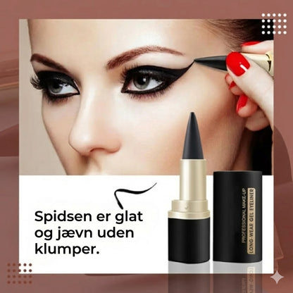 Vandfast eyeliner – mat sort & 12 timers holdbarhed uden at tvære ud