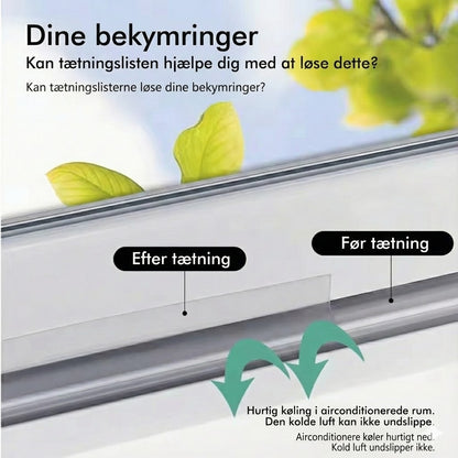 5 m dørforsegling – vindtæt, støvtæt og lydisolerende