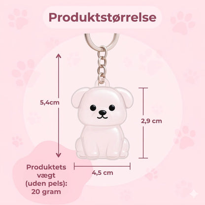 Snuzzle personlig nøglering med kæledyrshår – unik mindegenstand til hunde og katte