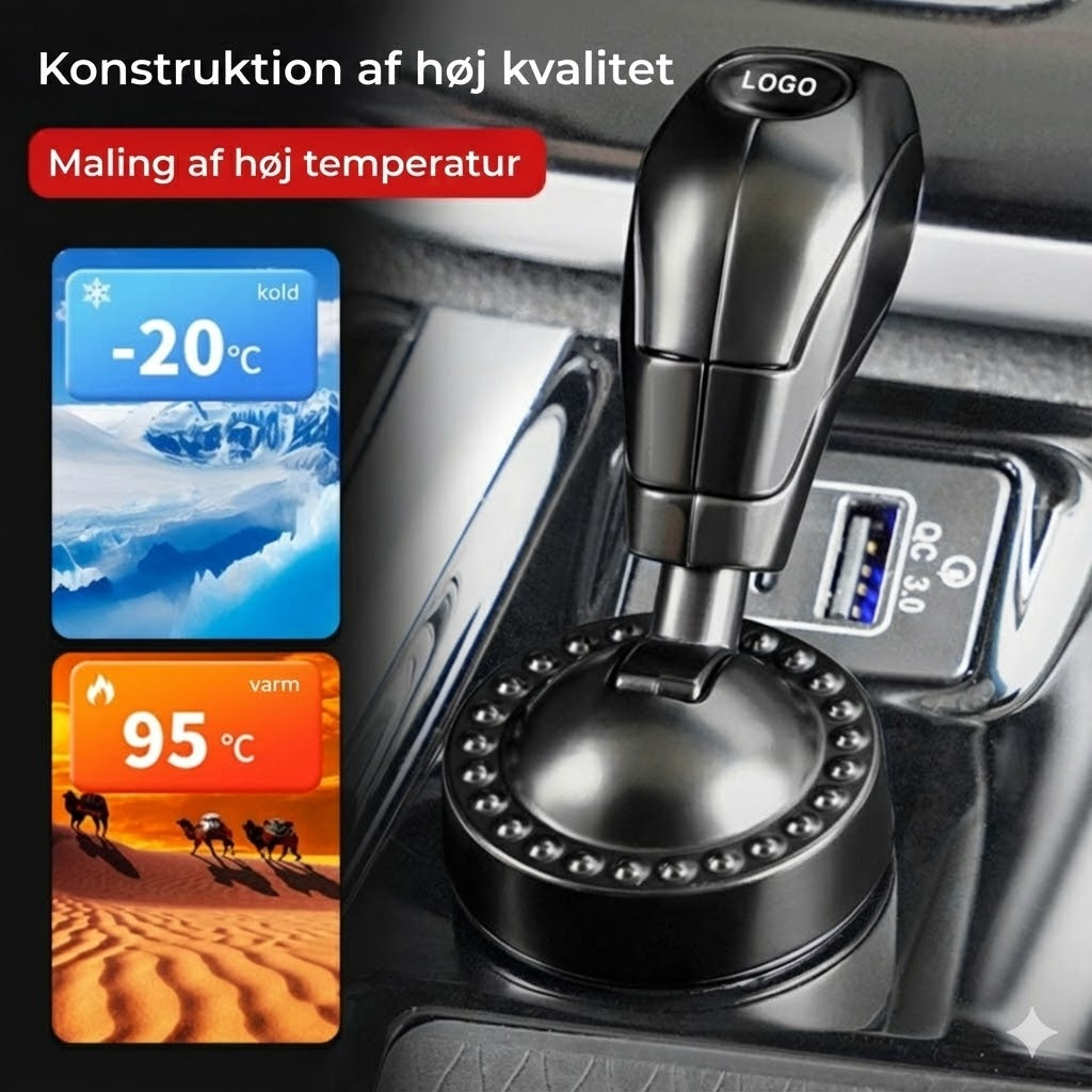 Start-/stop knap-cover med bilens logo