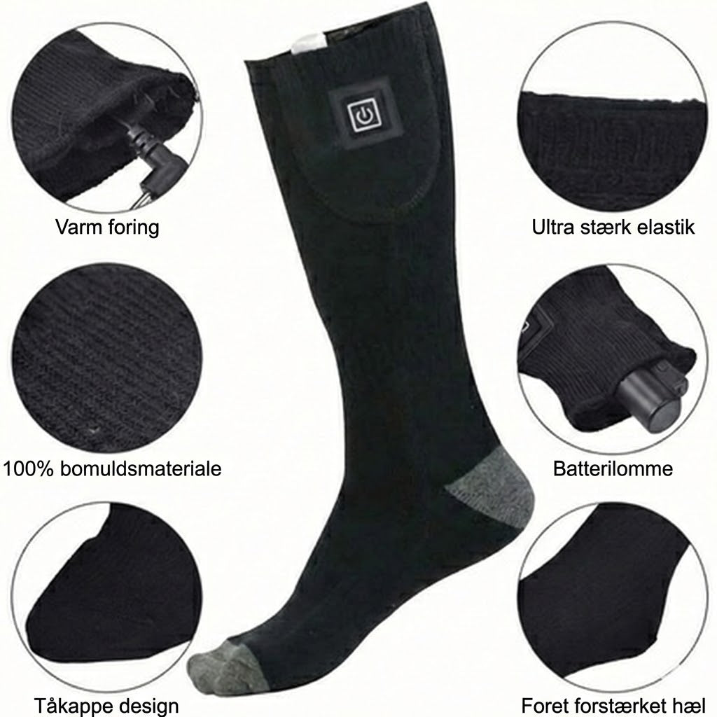 Genopladelige varme strømper