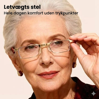 Sammenklappelige læse-/computer briller – blålysfilter – sammenklappelige (med etui)