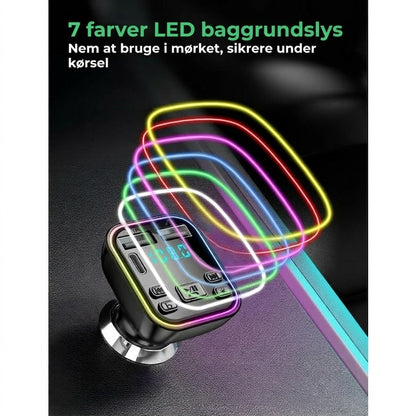 Bluetooth FM-adapter og billader