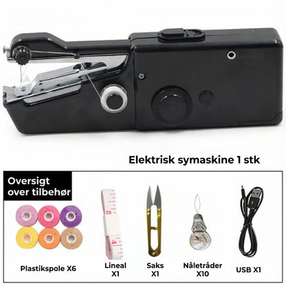 Elektrisk håndholdt symaskine – til tøj og gardiner