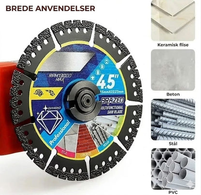[Sæt med 4 stk] Universelle diamantslibeskiver