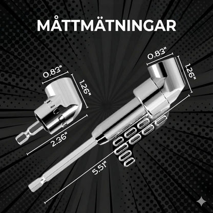 Sæt med 2 vinkelbor