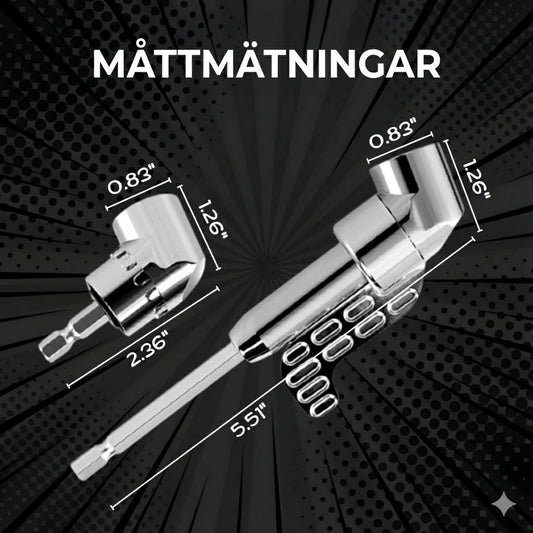 Sæt med 2 vinkelbor