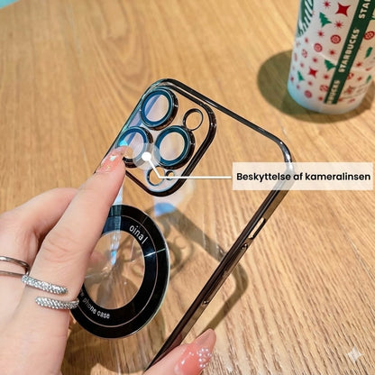 MagSafe-beskyttelsescover til iPhone– gennemsigtig (magnetisk)