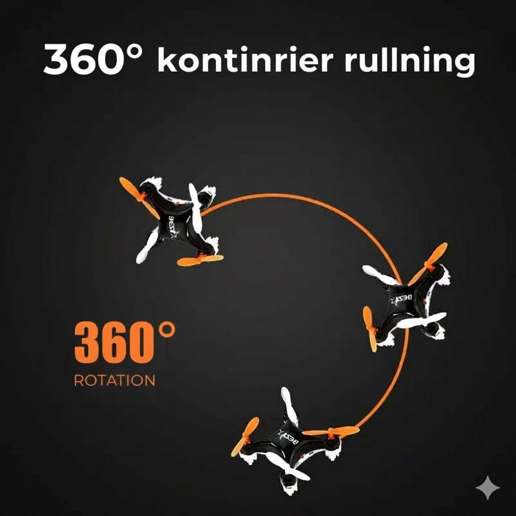 Mini-drone startsæt – lær at flyve nemt