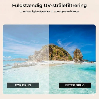 Sammenklappelige læse-/computer briller – blålysfilter – sammenklappelige (med etui)